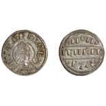 Kings of Mercia, Burgred (852-74), Penny, Phase IIb, Lunette type A, Cenred, bvrgred rex aro...