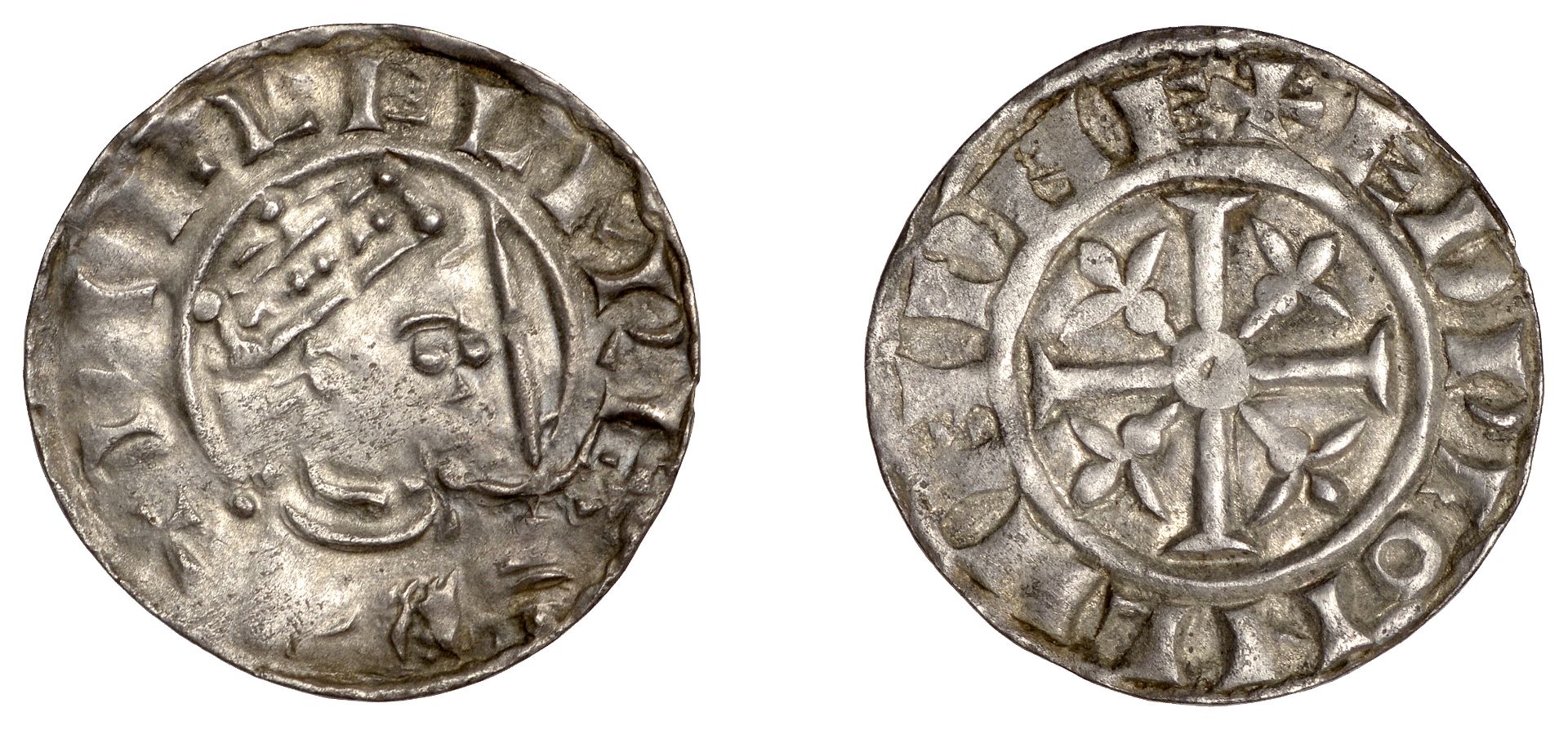 William II (1087-1100), Penny, Profile type [BMC i], London, Eadwig, edpi on lvndne, 1.15g/6...