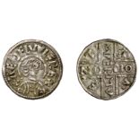Kings of Wessex, Ã†thelwulf (839-58), Penny, Phase IV, Inscribed Cross type [BMC xvii], Cante...