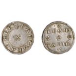 Kings of Wessex, Edward the Elder, Penny, Two Line type [HCT 1, late Winchester dies], Beags...