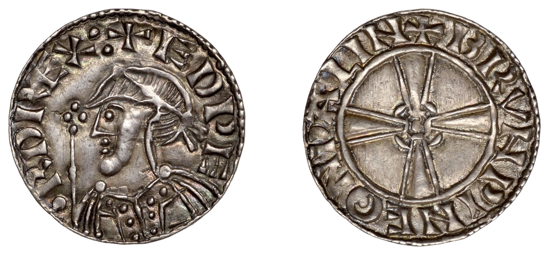 Edward the Confessor (1042-1066), Penny, Expanding Cross type [BMC v], Heavy issue, Wallingf...