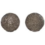 Kings of Mercia, Cynethryth (wife of Offa), Penny, Light coinage, c. 785, Canterbury, Eoba,...