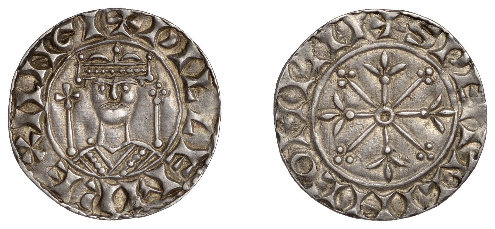 William I (1066-1087), Penny, Two Sceptres type [BMC iv], Wallingford, Svertingr, speatlinc...