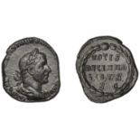 Trebonianus Gallus, Sestertius, 251, laureate and draped bust right, rev. votis decenna libv...