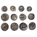 Greek Multiple Lots, Miscellaneous Greek coins (12), all silver [12]. Varied state Â£90-Â£120