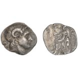 Greek Coinages, Kings of Thrace, Lysimachos, Tetradrachm, Pergamon, 287-282, diademed and ho...