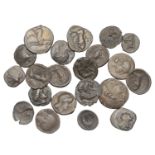 Greek Multiple Lots, Miscellaneous Greek coins in silver (21), mostly from south Italy [21]....