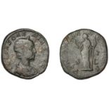 Julia SoÃ¦mias, Sestertius, Rome, 220-222, draped and diademed bust right, rev. Venus Caelest...