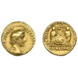 Roman Imperial Coinage, Augustus, Aureus, Lugdunum, 2 BC - 4 AD, laureate head right, rev. c...