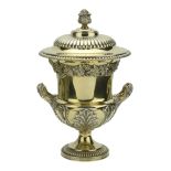 A fine silver gilt trophy cup and cover, by Daniel and John Wellby, London 1927, of c...