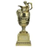 A Victorian silver gilt Trophy Ewer, presented for the King's Cup, Royal Yacht Squadron Reg...