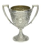 A Scottish George III silver twin-handled trophy cup, by P. Cunningham & Son, Edinburgh 180...