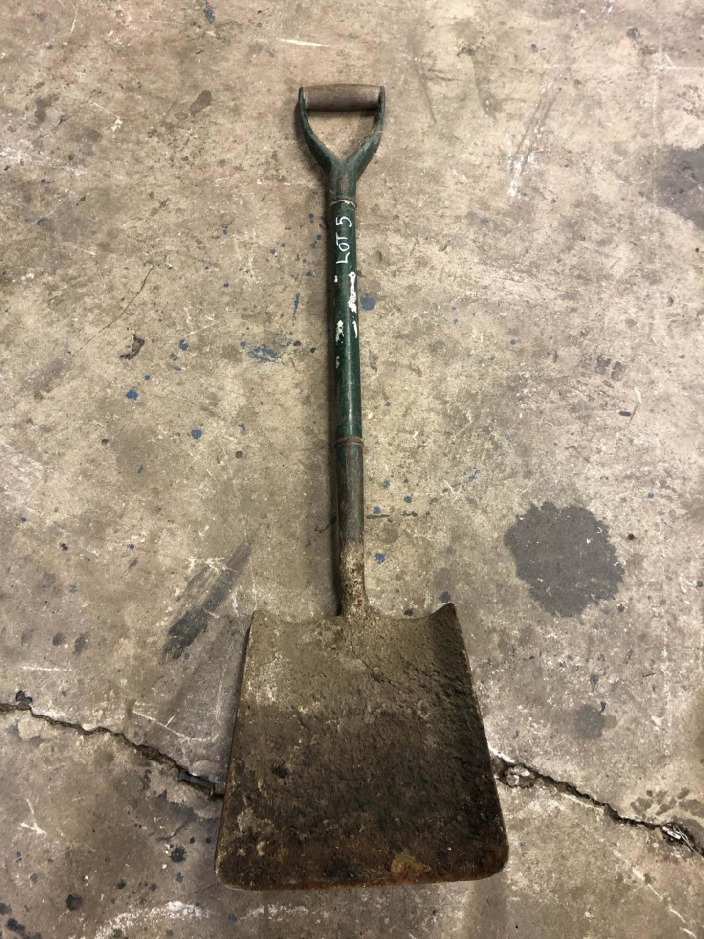 Green Metal Shovel