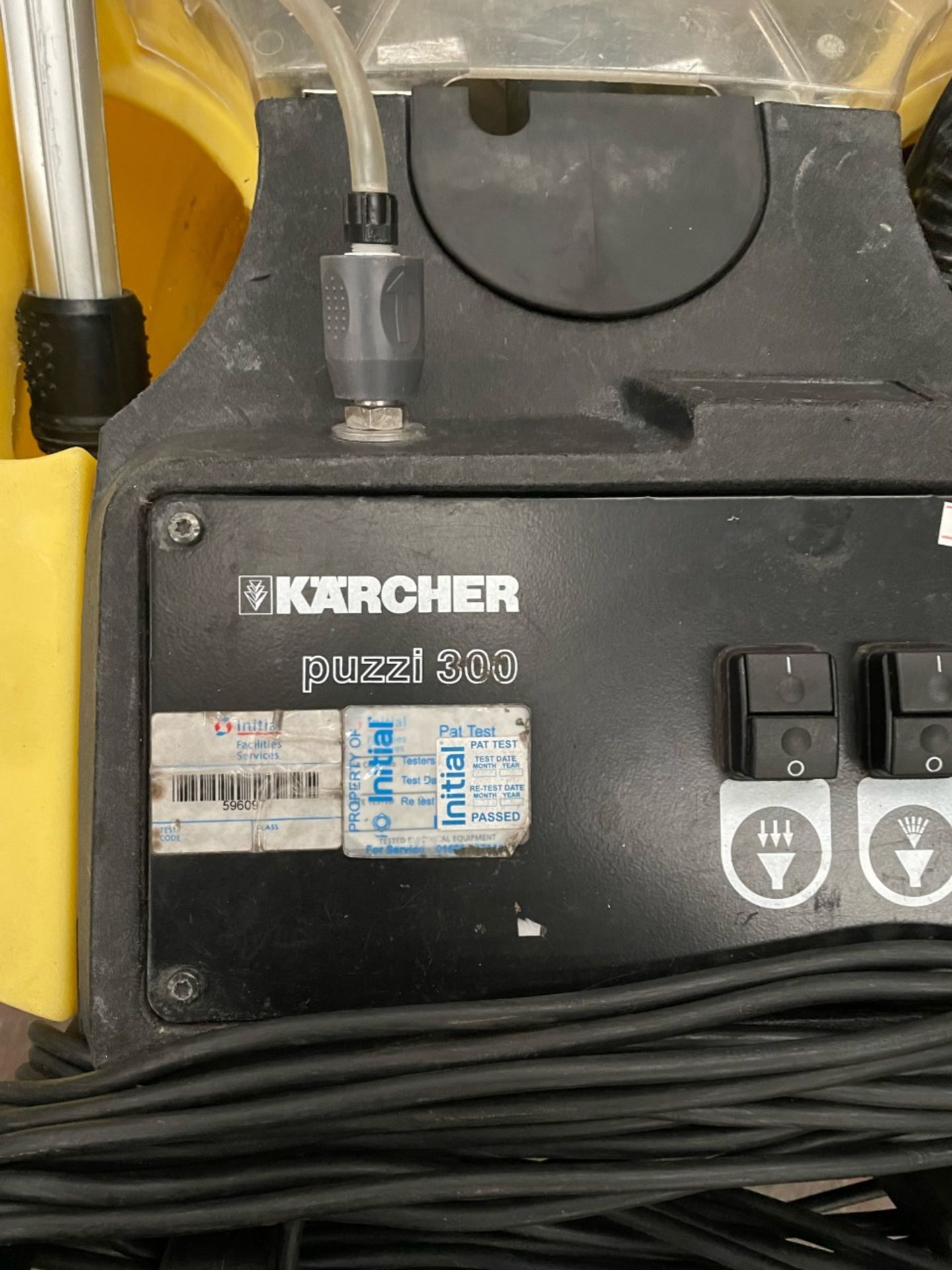 Karcher Puzzi 300 carpet cleaner works but end snapped as seen in picture