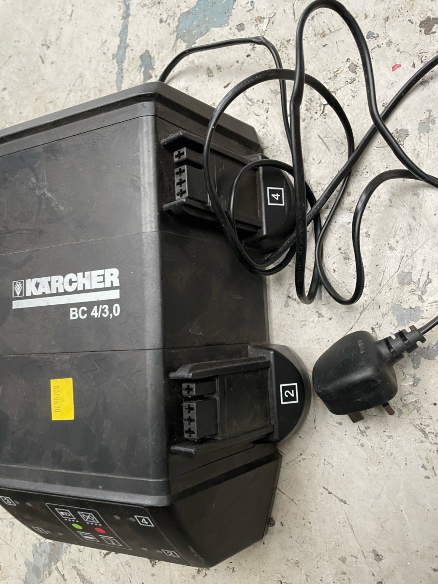 Karcher BC 4/3,0 rechargeable battery charger. Good working order - Image 2 of 3