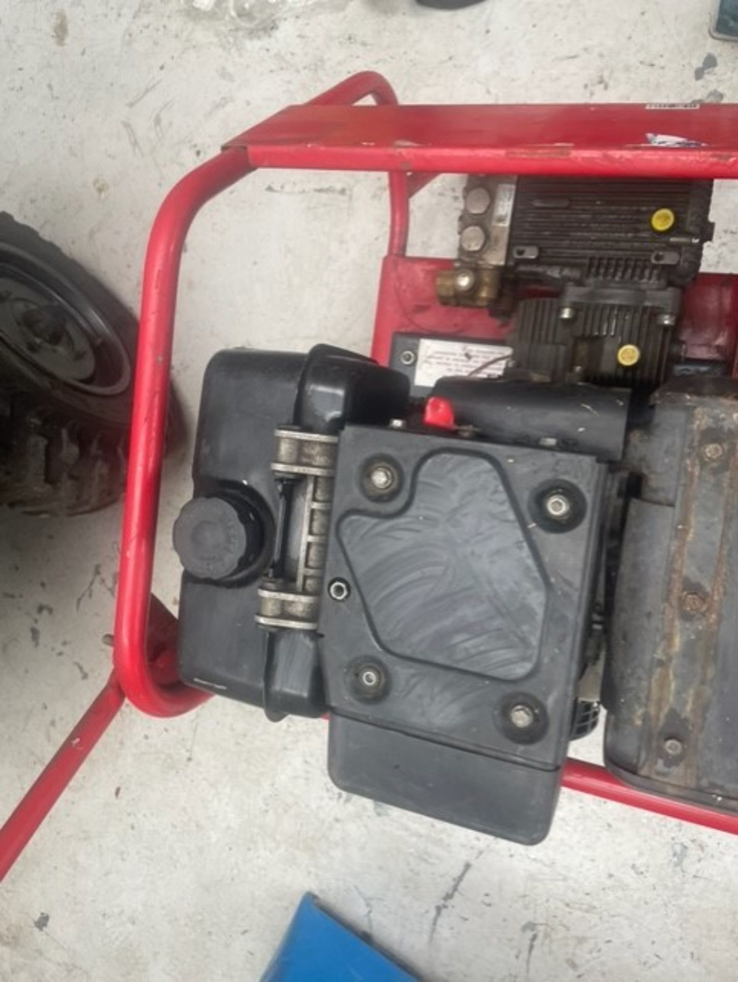 Demon diesel pressure washer running with lance and hose - Image 10 of 15
