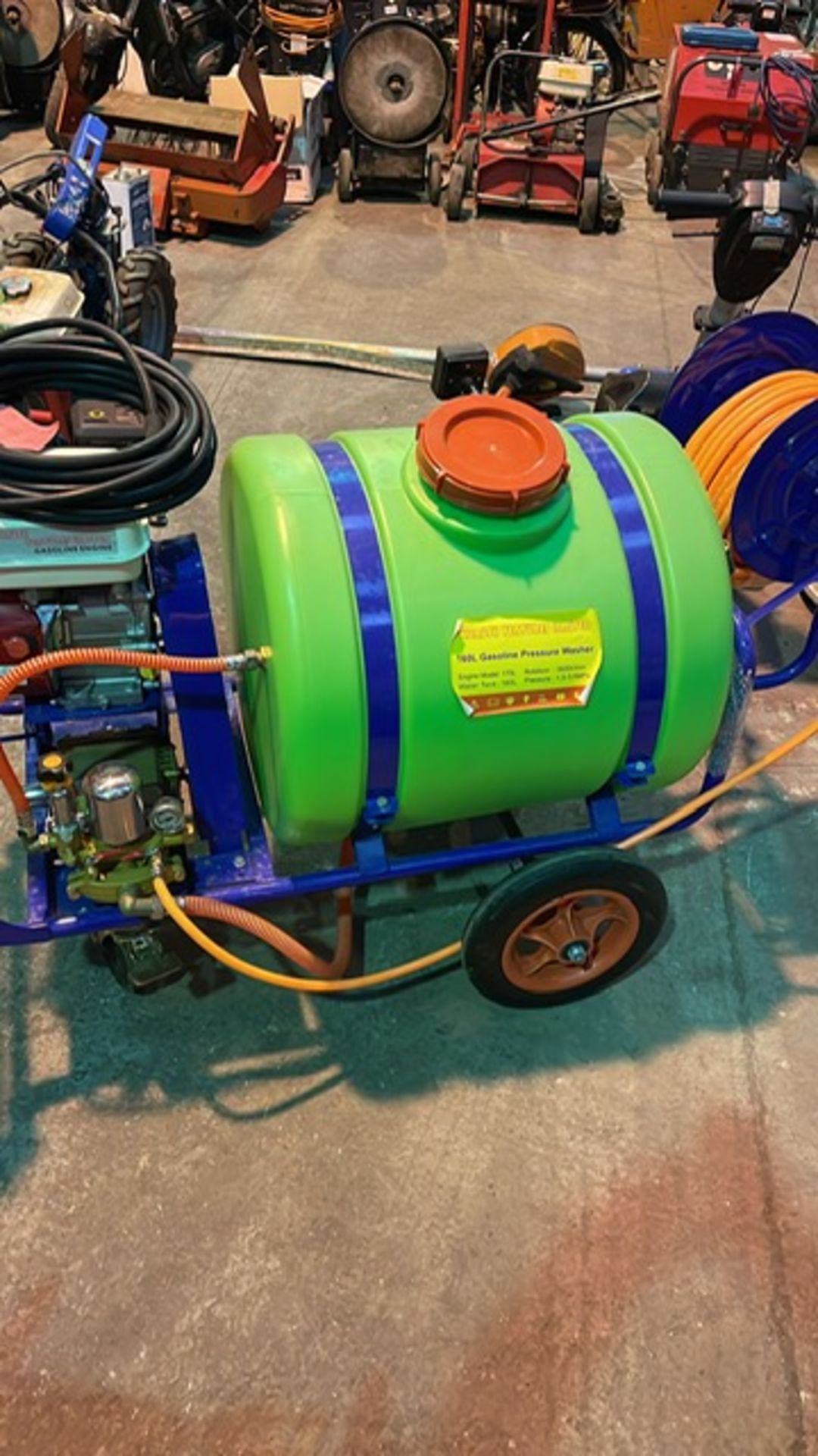 Unused pressure washer with tank engine still has no oil in it 2k on net - Image 6 of 10