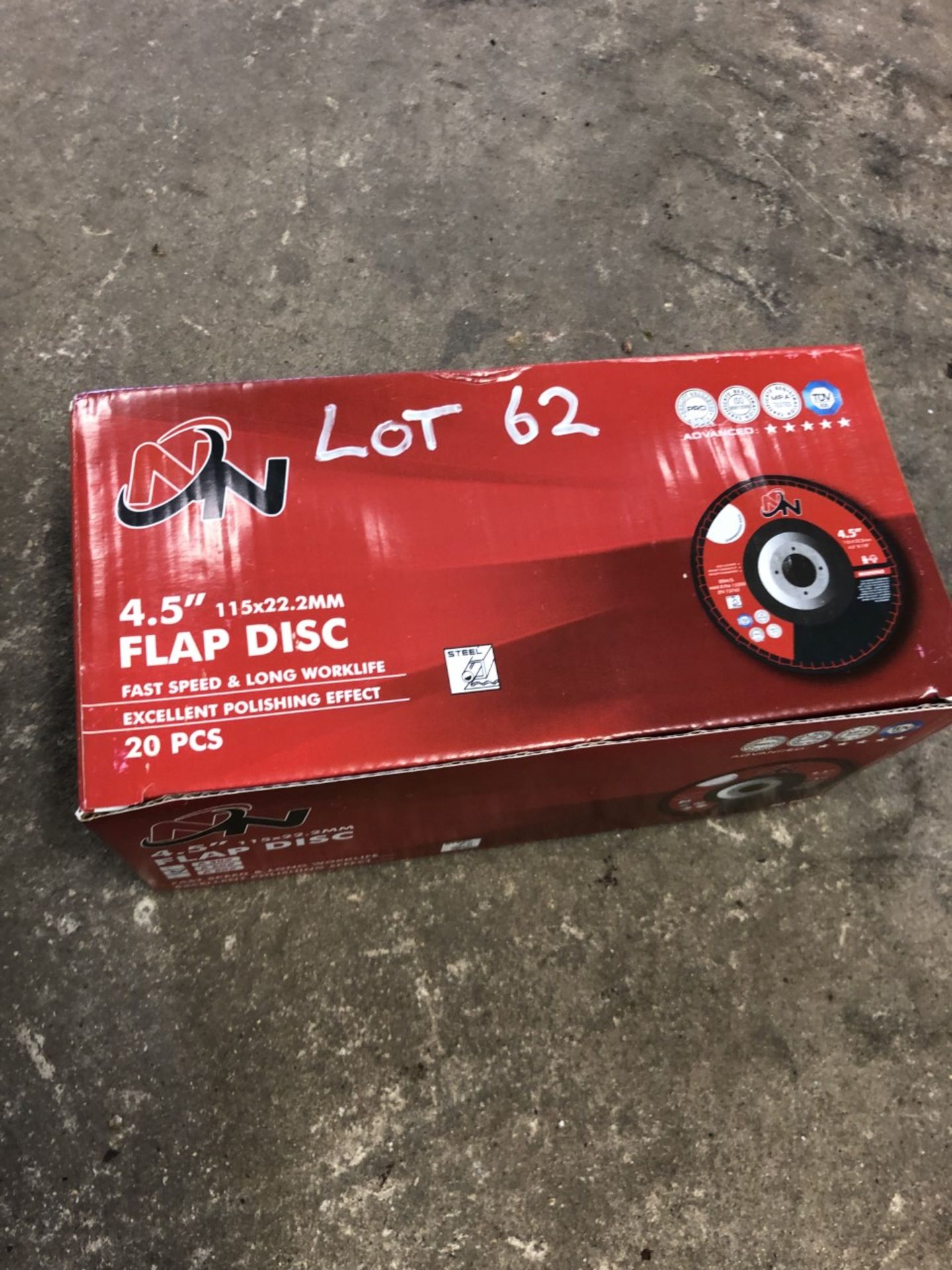 4.5" Flap Discs - 20pcs
