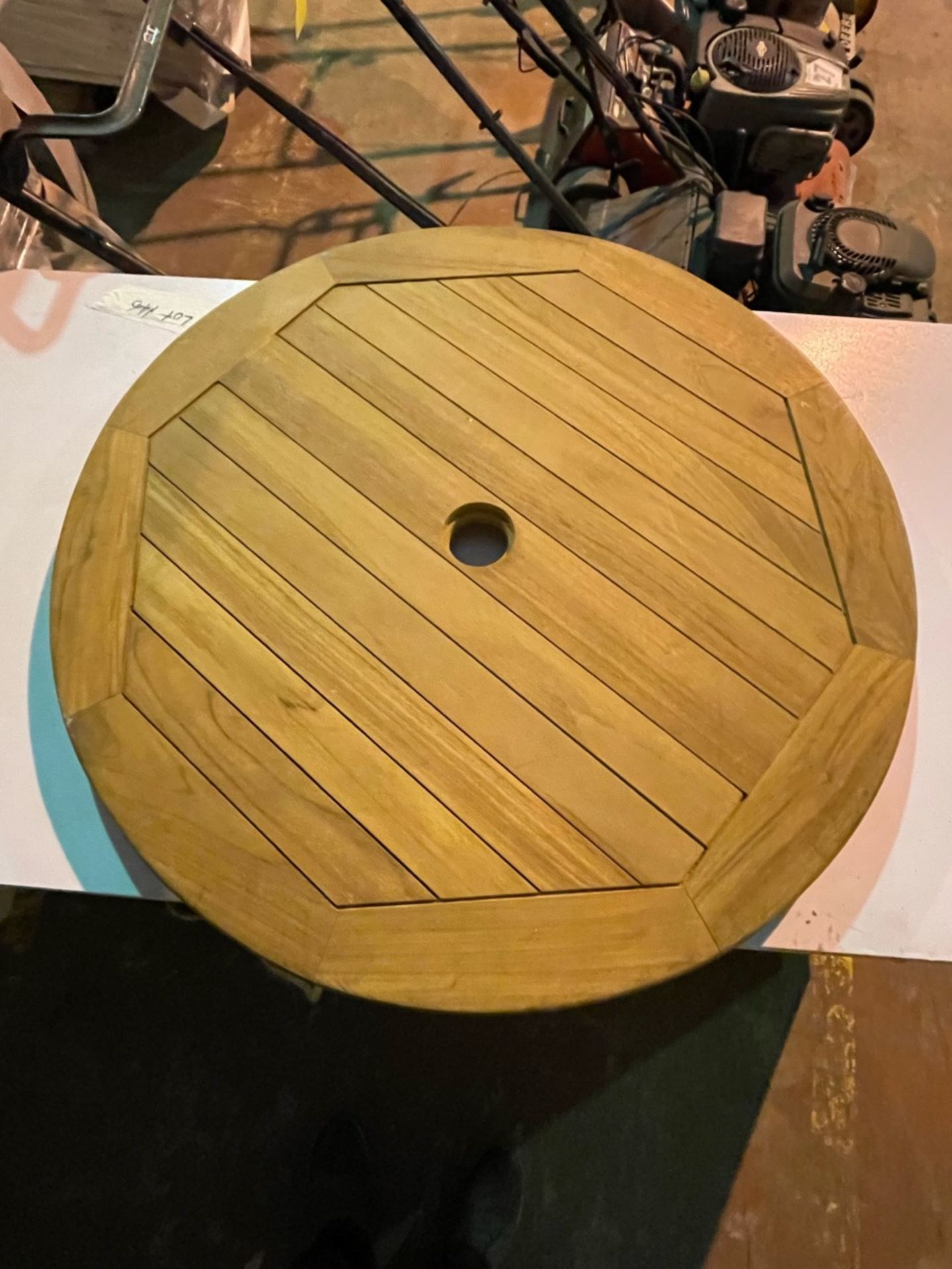 New teak lazy Susan 70cm diameter