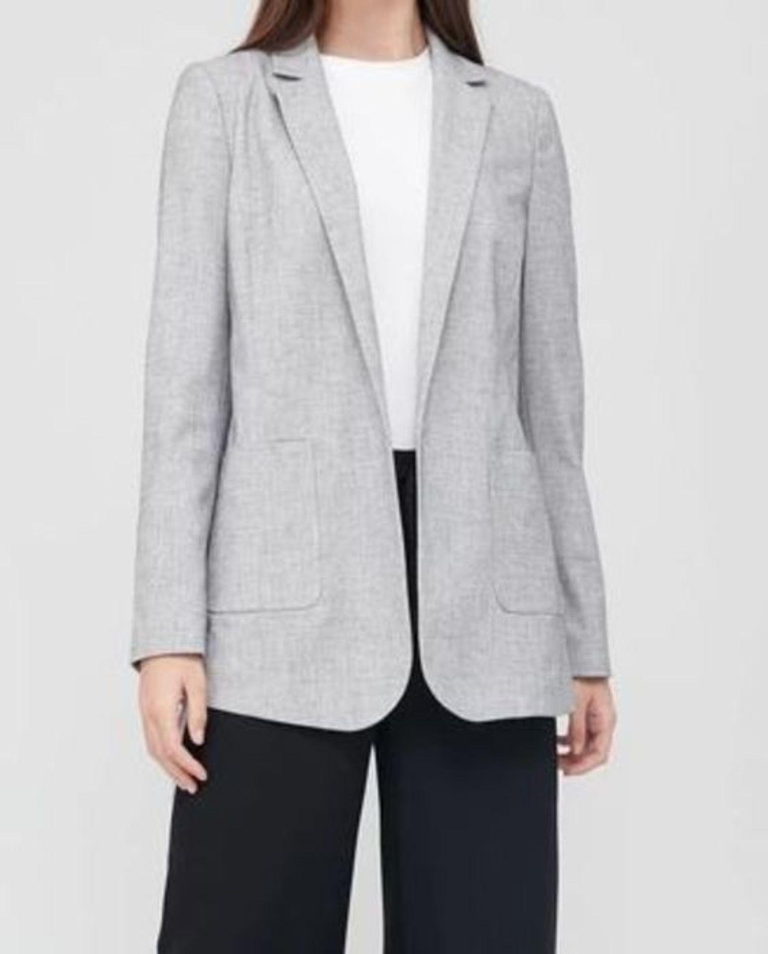 4 X V BY VERY POCKET EDGE TO EDGE JACKET - GREY / SIZE 10 / COMBINED RRP £140.00 / BRAND NEW WITH
