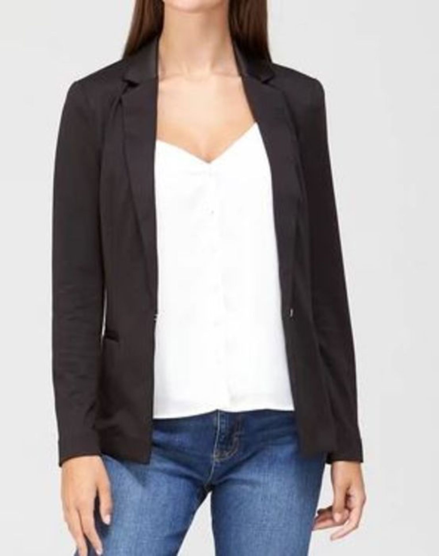 10 X V BY VERY VALUE PONTE JACKET - BLACK / UK SIZE 18 / COMBINED RRP £250.00 / BRAND NEW WITH TAGS