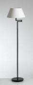 FLOOR LAMP WITH ARTICULATED ARM / CUSTOMER RETURN. GRADE A UNTESTED