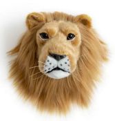 LION HEAD WALL DECORATION FOR CHILD'S ROOM / CUSTOMER RETURN. GRADE A