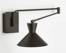 VOLTIGE CONTEMPORARY ARTICULATED WALL LIGHT IN METAL / RRP £160.00 / CUSTOMER RETURN. GRADE A