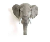 HAYI PLUS ELEPHANT HEAD FOR CHILD'S ROOM / CUSTOMER RETURN. GRADE A