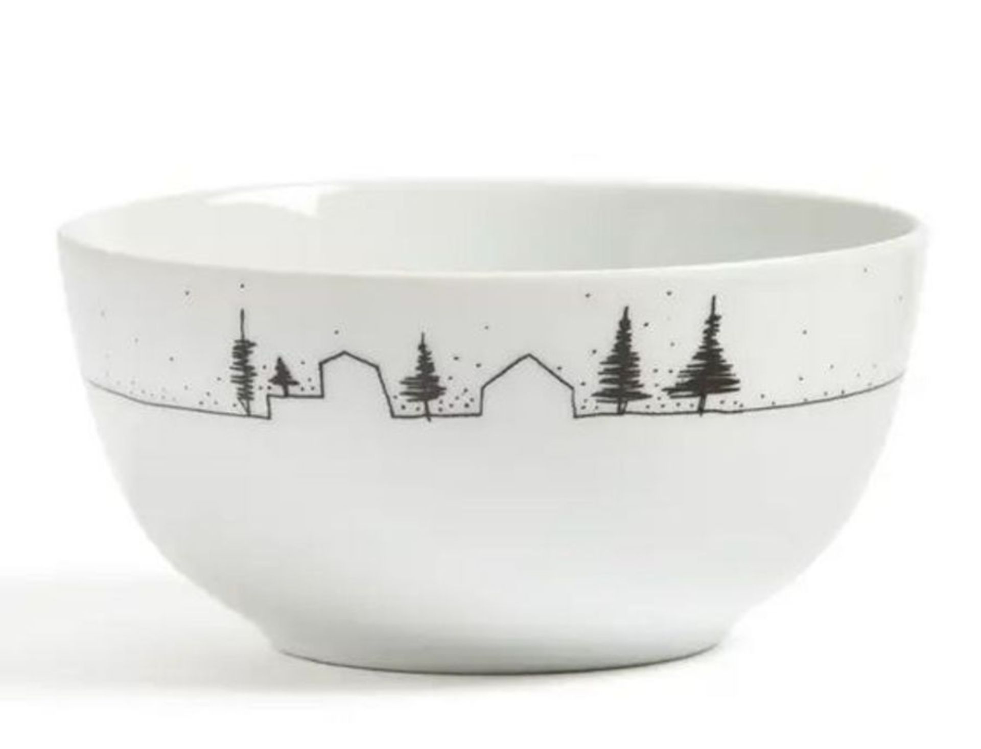 WINTER MIWIN BOWLS (SET OF 4) / RRP £26.00 / CUSTOMER RETURN. GRADE A