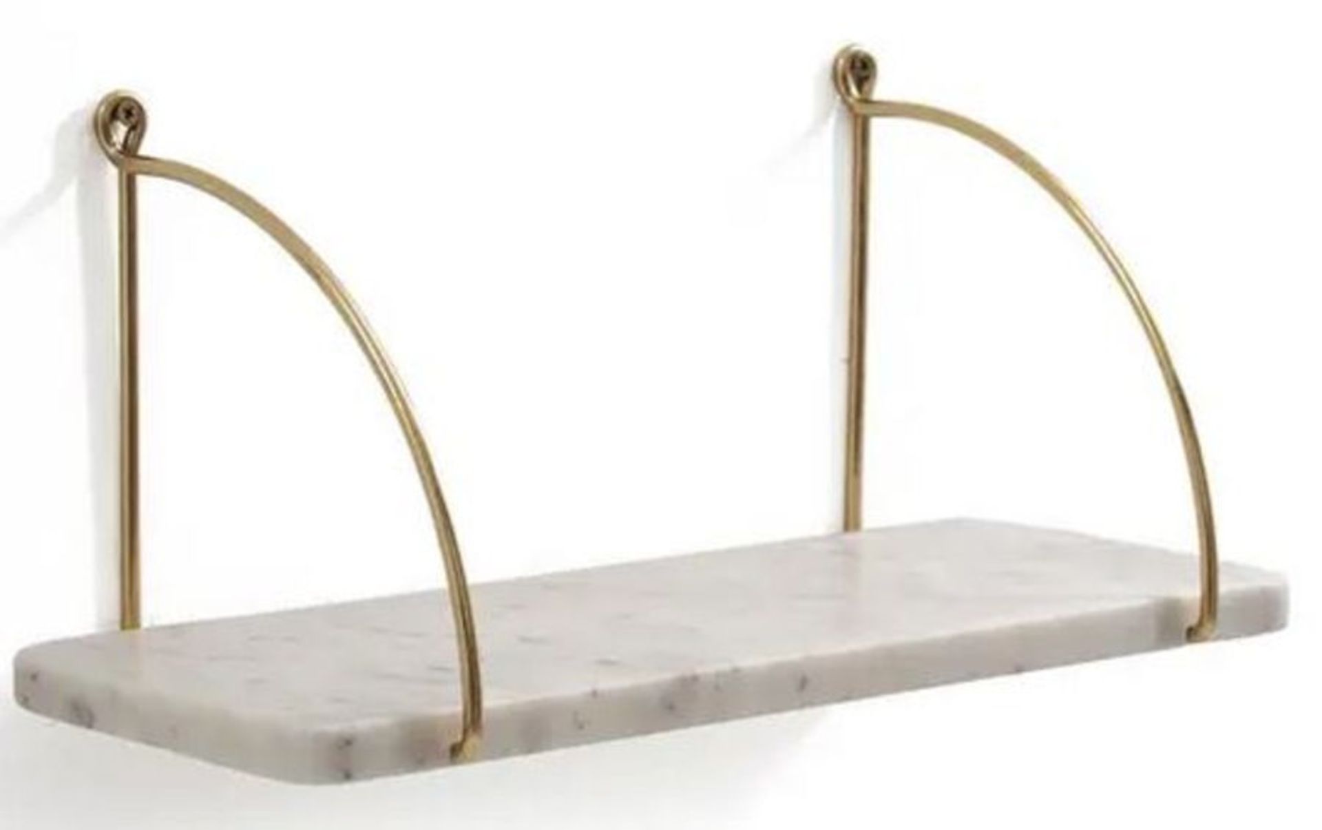 FITIA MARBLE WALL SHELF / RRP £75.00 / CUSTOMER RETURN. GRADE A