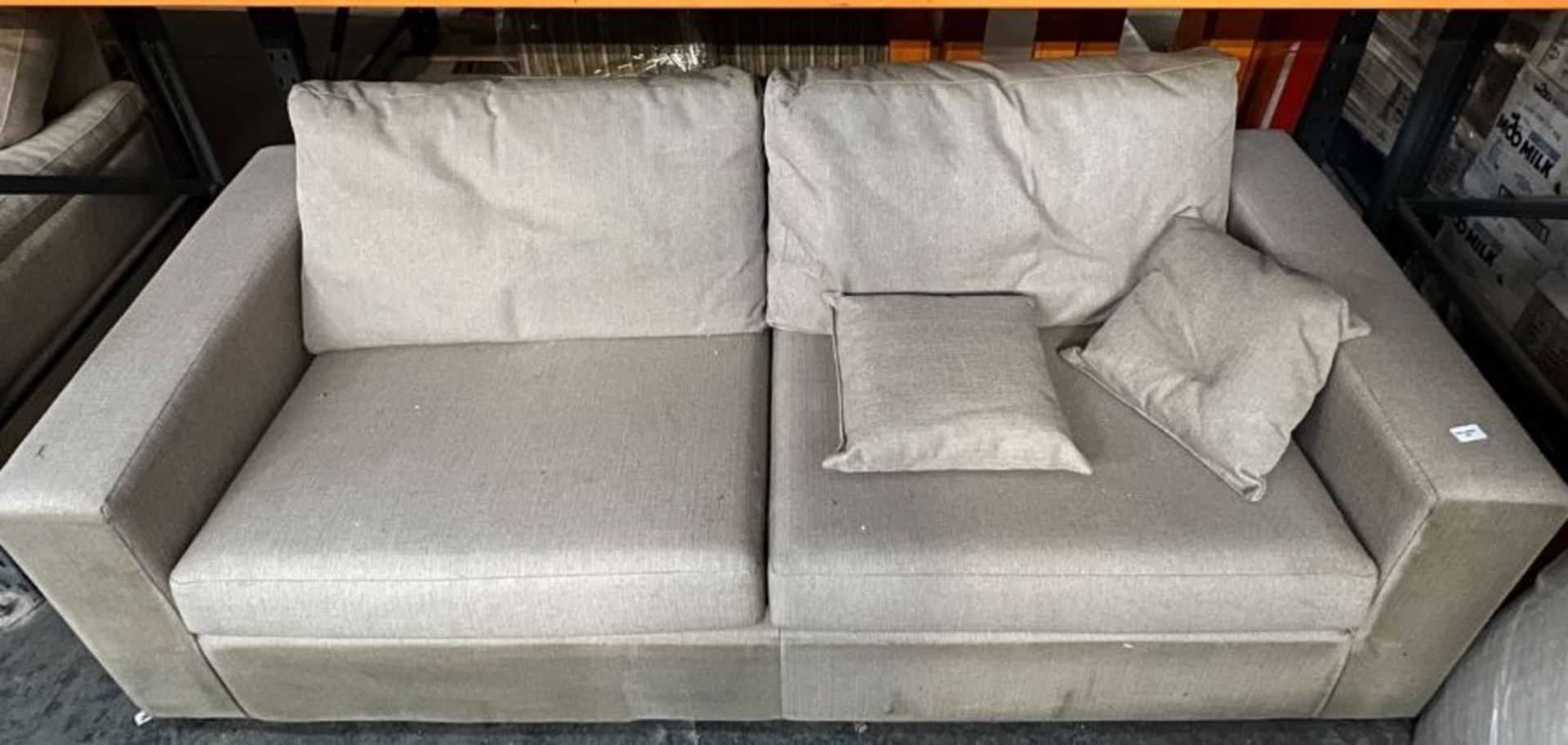 1 X BULK LOT TO CONTAIN 1 SOFA/1 ARMCHAIR PLUS 1 TABLE WITH 2 STOOLS / CUSTOMER RETURNS