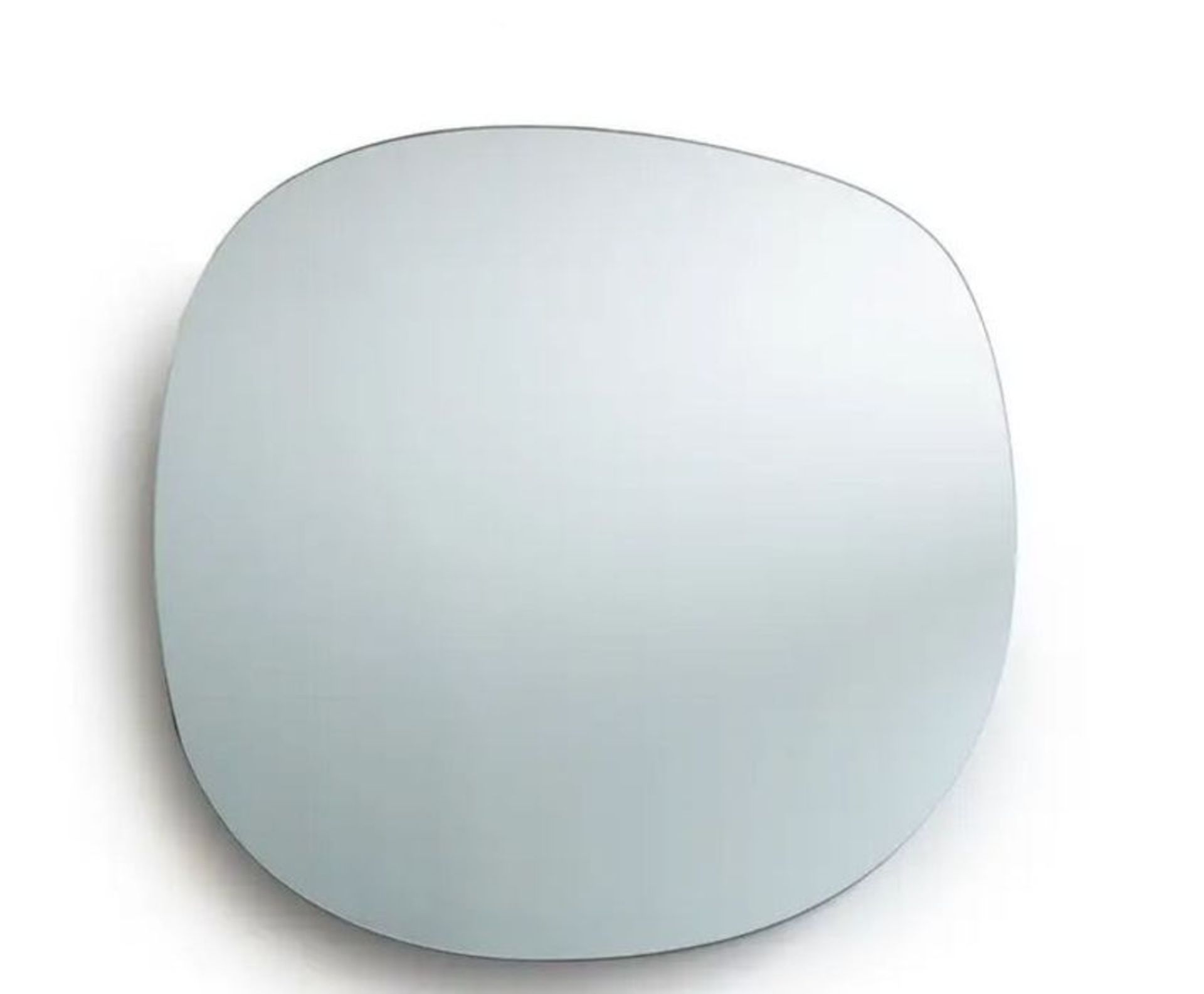 BIFACE IRREGULAR PEBBLE MIRROR, LARGE / RRP £160.00 / CUSTOMER RETURN. GRADE A