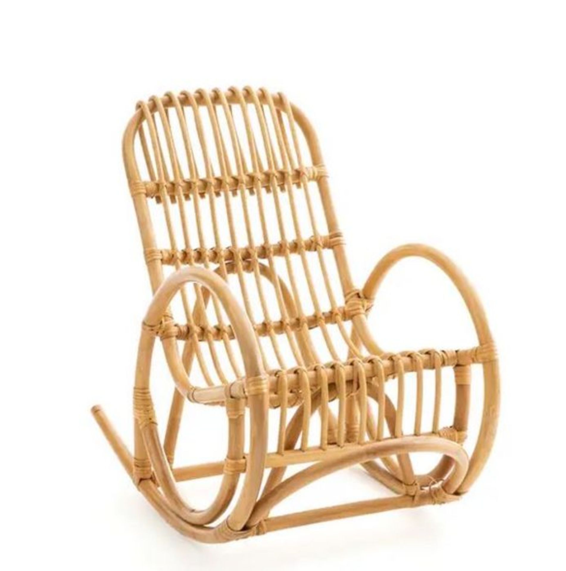 MALU CHILDREN'S RATTAN ROCKING CHAIR / RRP £99.00 / CUSTOMER RETURN. GRADE A