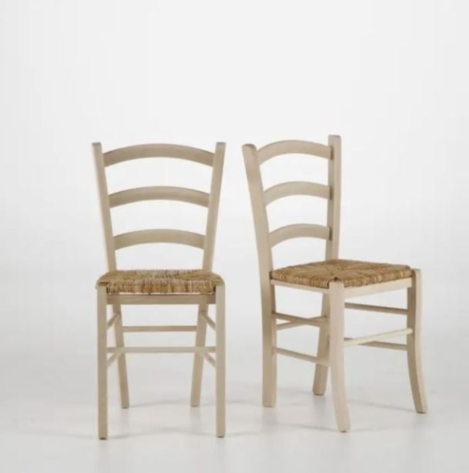 SET OF 2 PERRINE COUNTRY-STYLE CHAIRS / RRP £99.00 / CUSTOMER RETURN. GRADE A/B, LIGHT MARKS BELOW