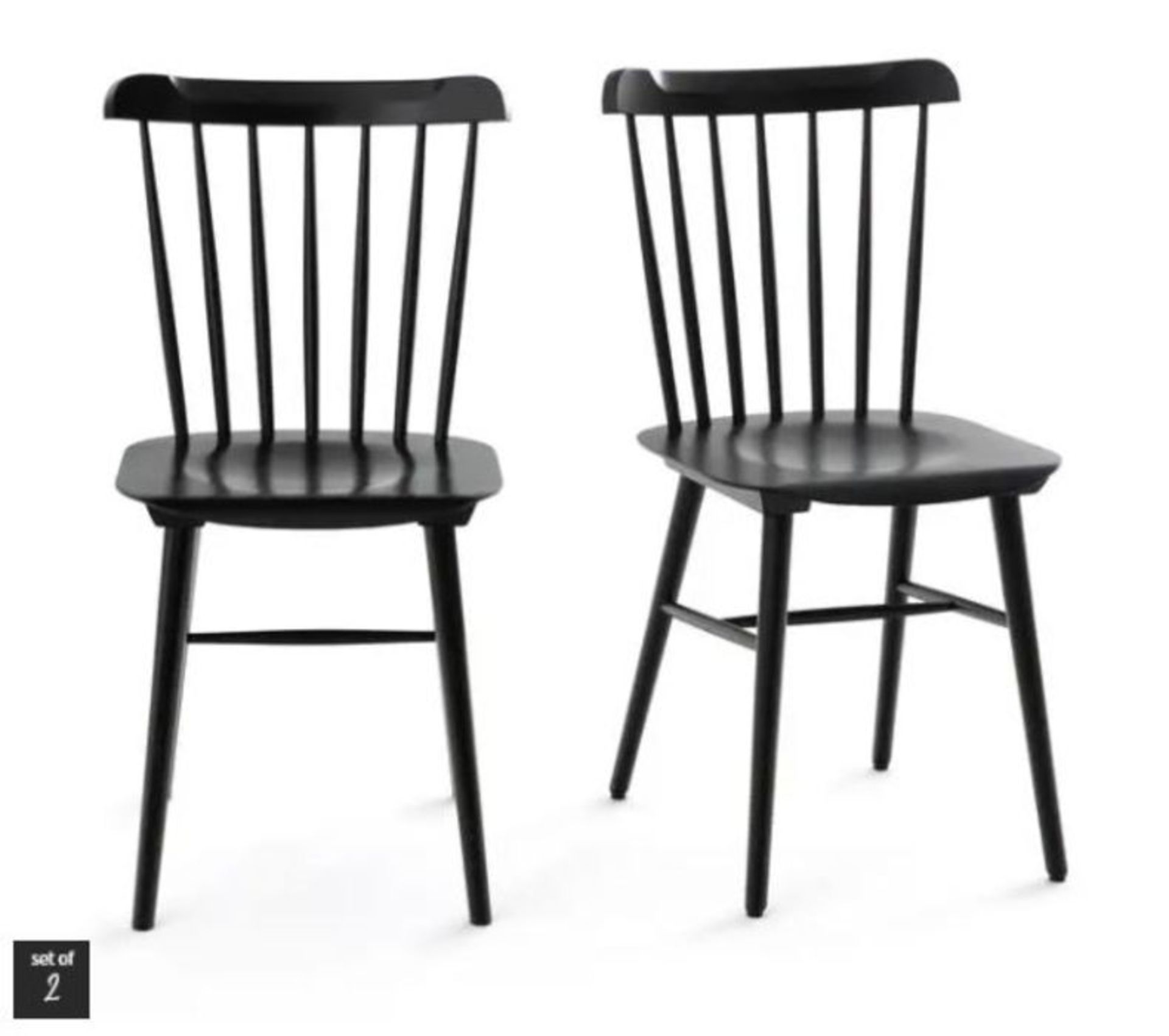 IVY SET OF 2 DINING CHAIRS / RRP £299.00 / CUSTOMER RETURN GRADE A