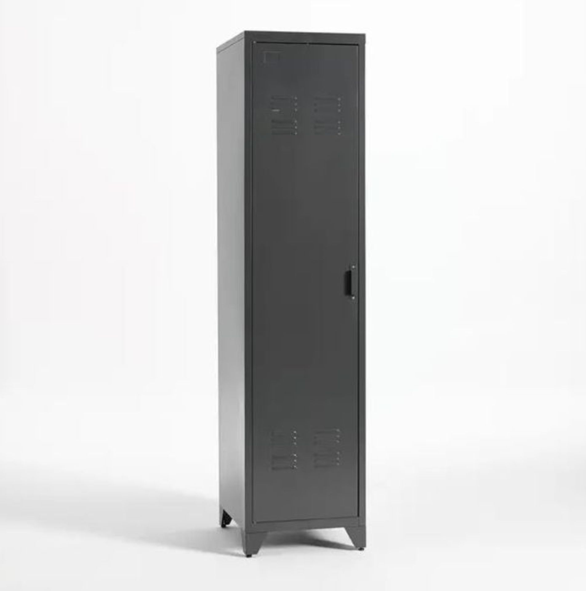 HIBA AMERICAN STYLE METAL LOCKER / RRP £295.00 / CUSTOMER RETURN GRADE B GENERAL WEAR AND TEAR AND 1