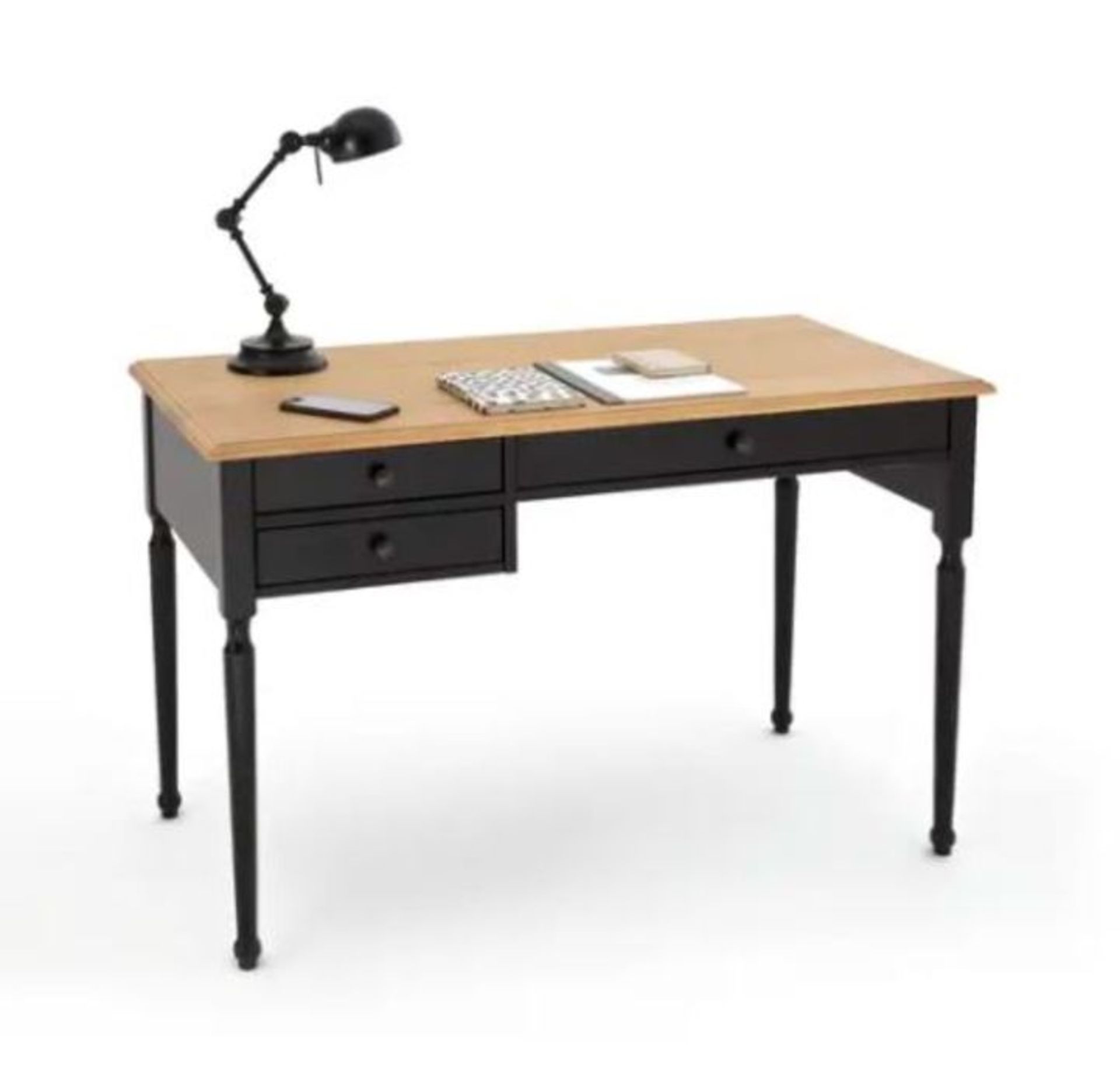 AUTHENTIC STYLE SOLID PINE DESK / RRP £350.00 / CUSTOMER RETURN GRADE A