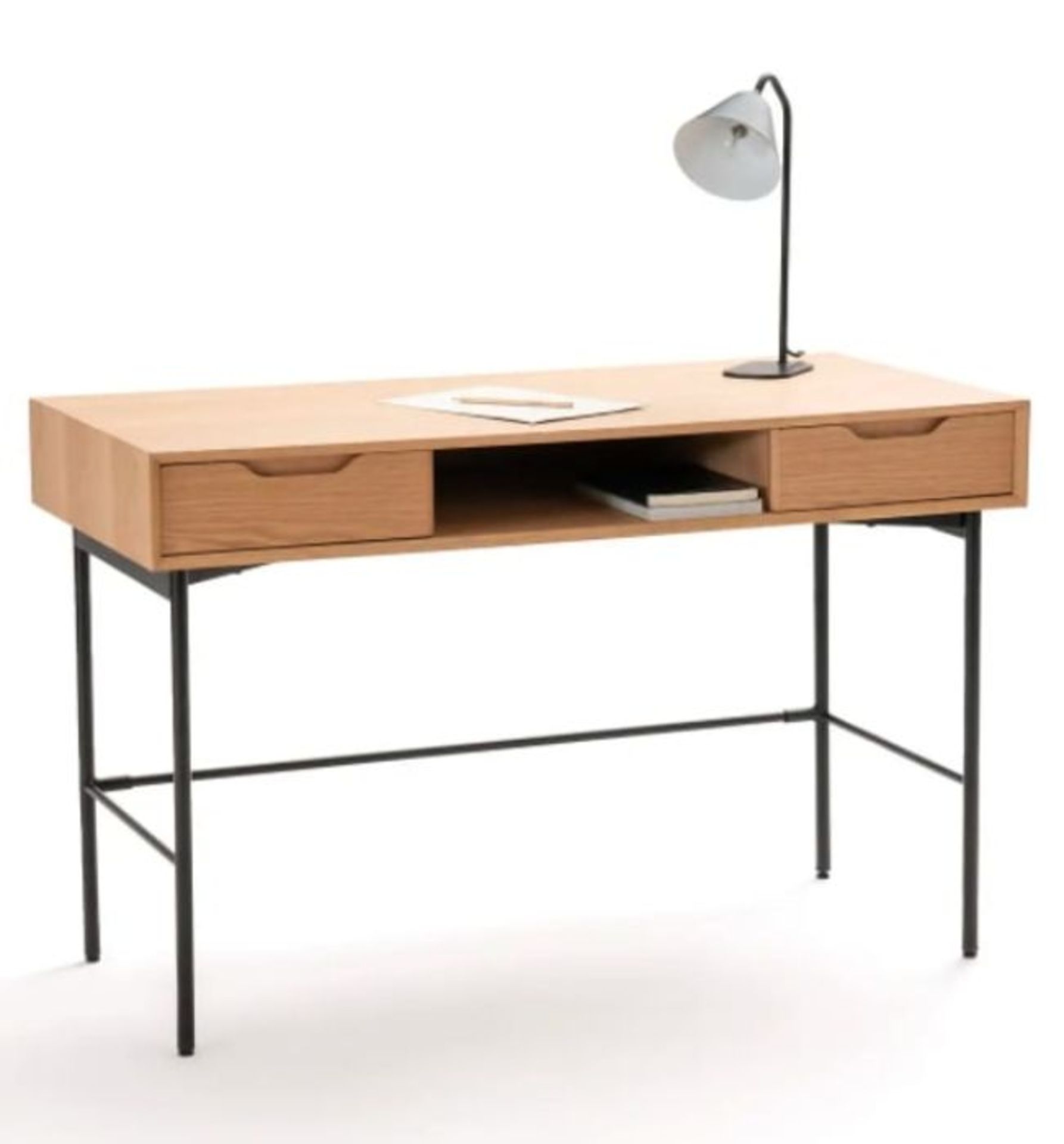 NOYETO WALNUT DESK / CUSTOMER RETURN GRADE A