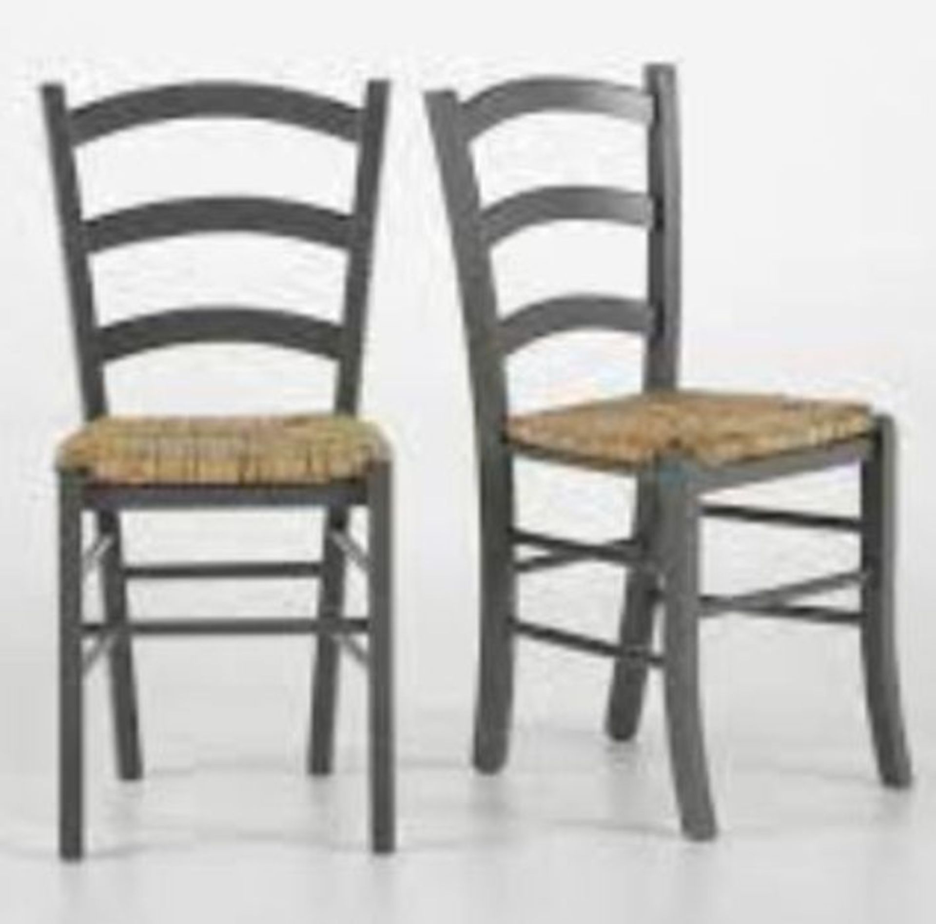 SET OF 2 PERRINE COUNTRY-STYLE CHAIRS / RRP £99.00 / CUSTOMER RETURN GRADE A/B MINOR PAINT DAMAGE