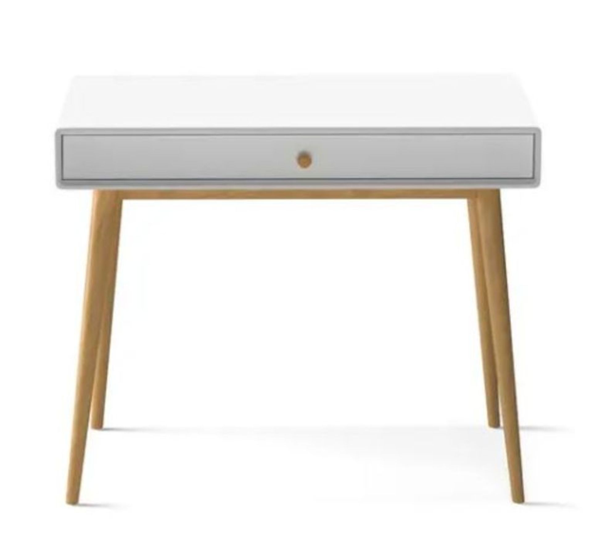 JIMI 1-DRAWER DESK / RRP £225.00 / GRADE B, SMALL CHIPS AND CRACKS THROUGHOUT UNIT / CUSTOMER