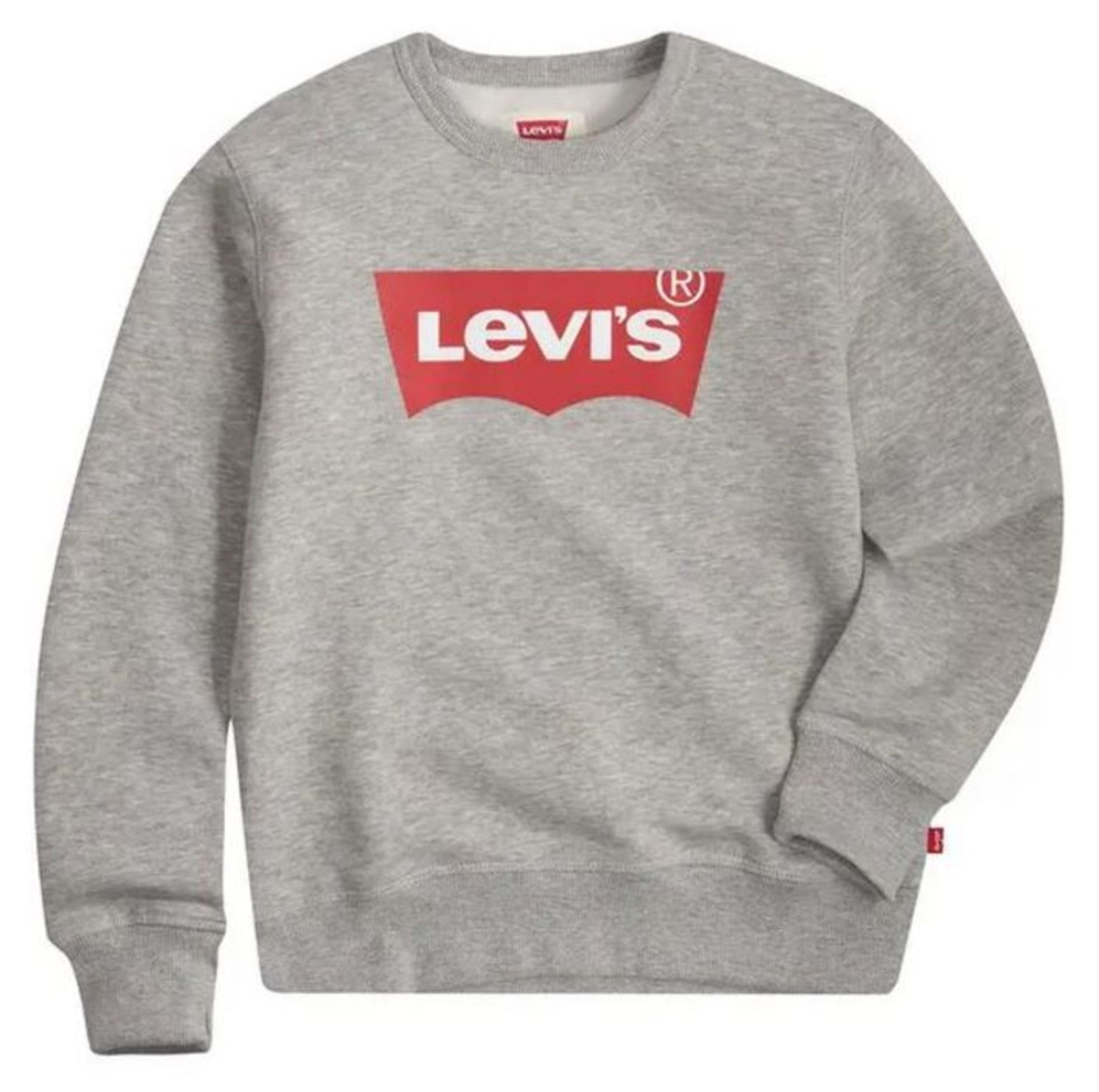 1 X BOYS LEVI'S COTTON MIX SWEATSHIRT IN 16 YEARS / GREY HEATHER / RRP £32.99 / AS NEW WITH TAGS
