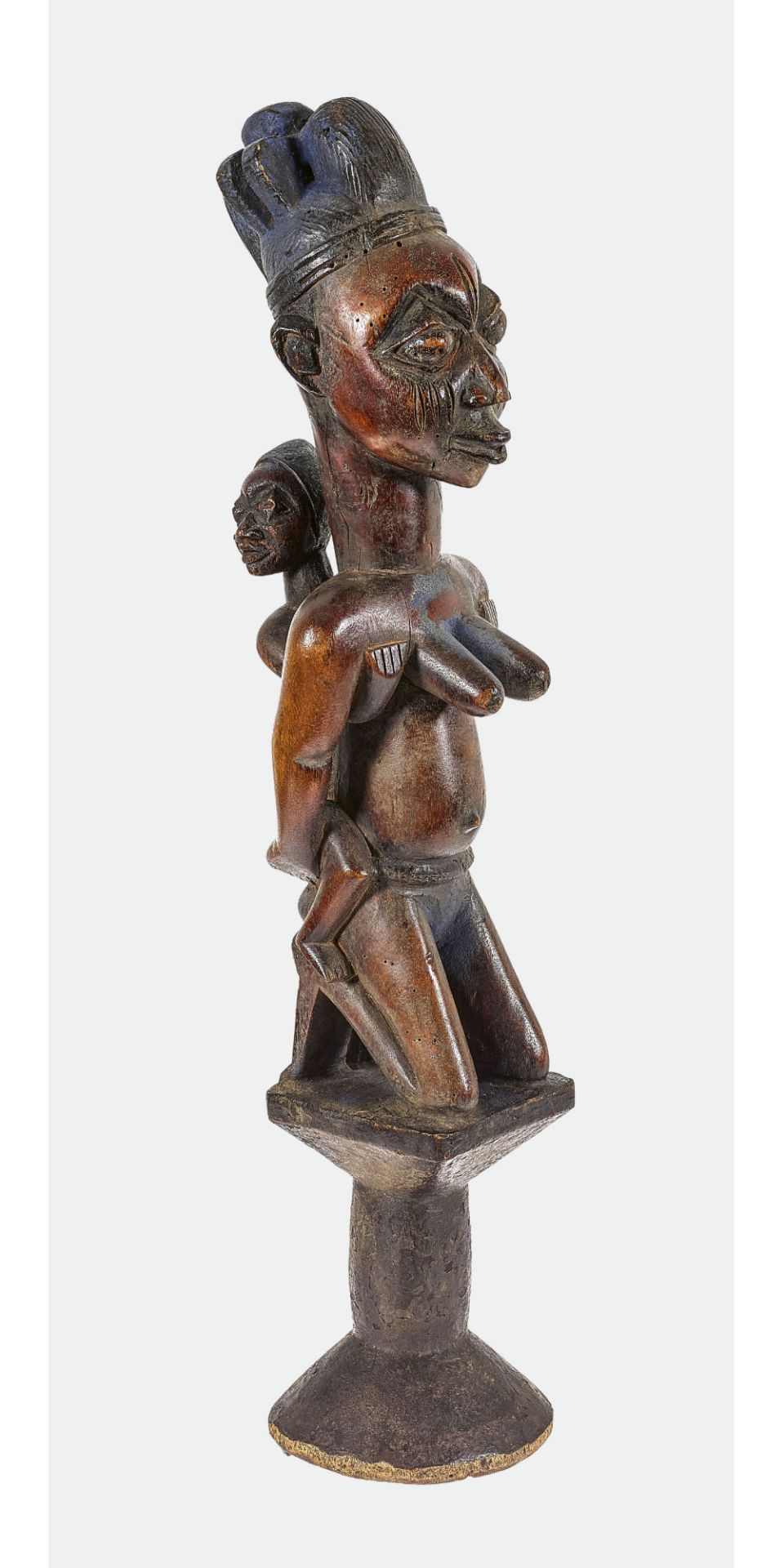 NIGERIA: Maternité, Yoruba, um 1920-1930.