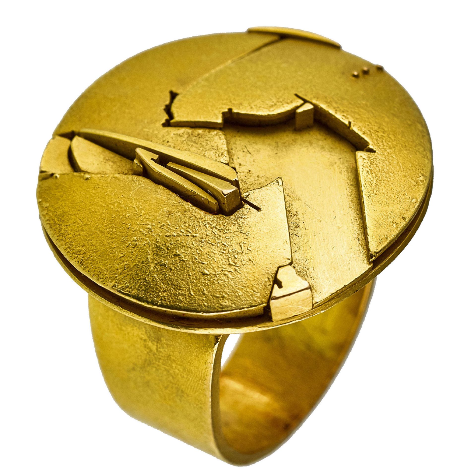 GOLD-RING: Othmar Zschaler, Bern. / Gold ring; Othmar Zschaler, Berne.