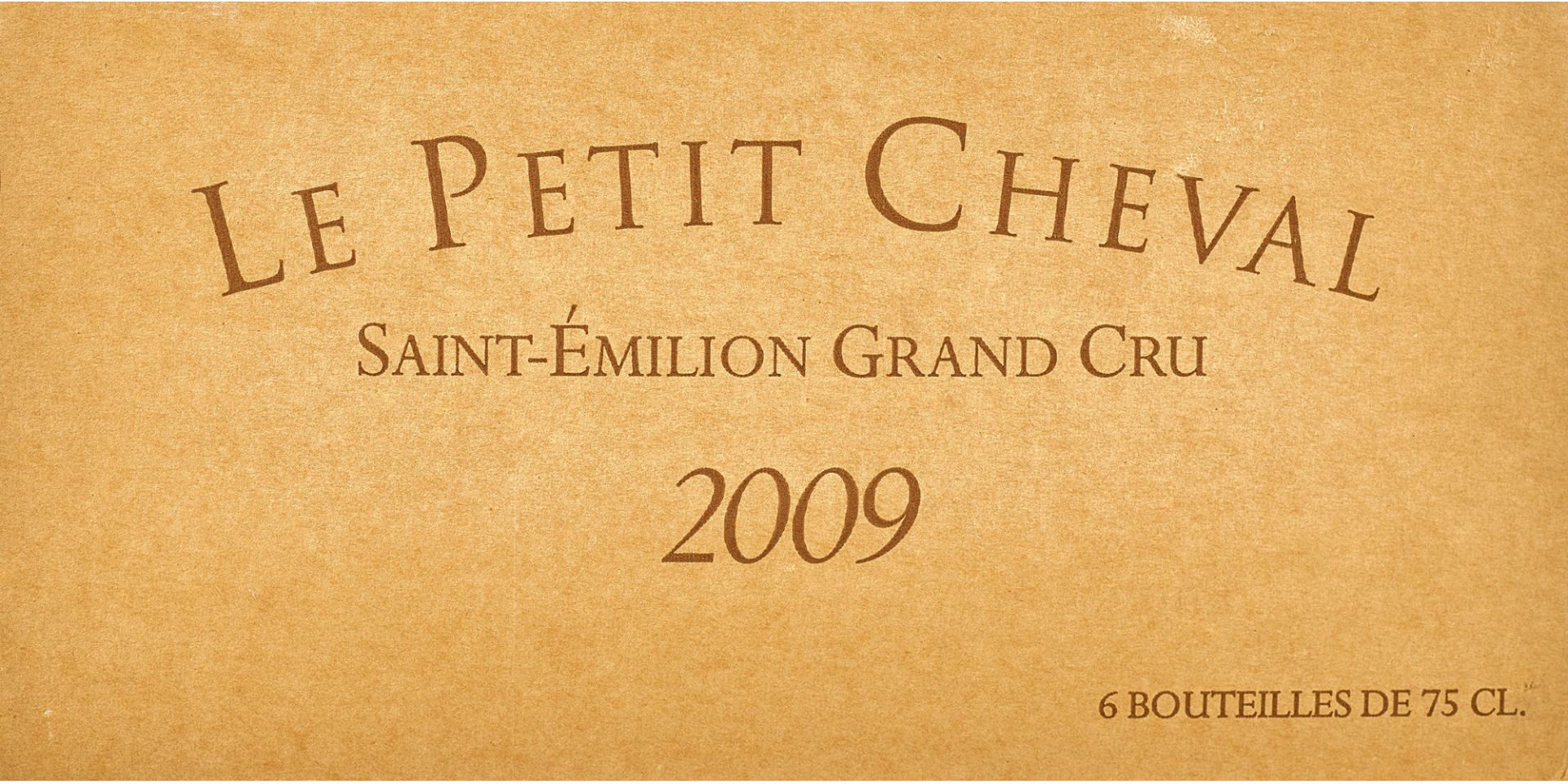 CHÂTEAU CHEVAL BLANC: Saint-Émilion, Le Petit Cheval, Premier Grand Cru Classé, 2009.