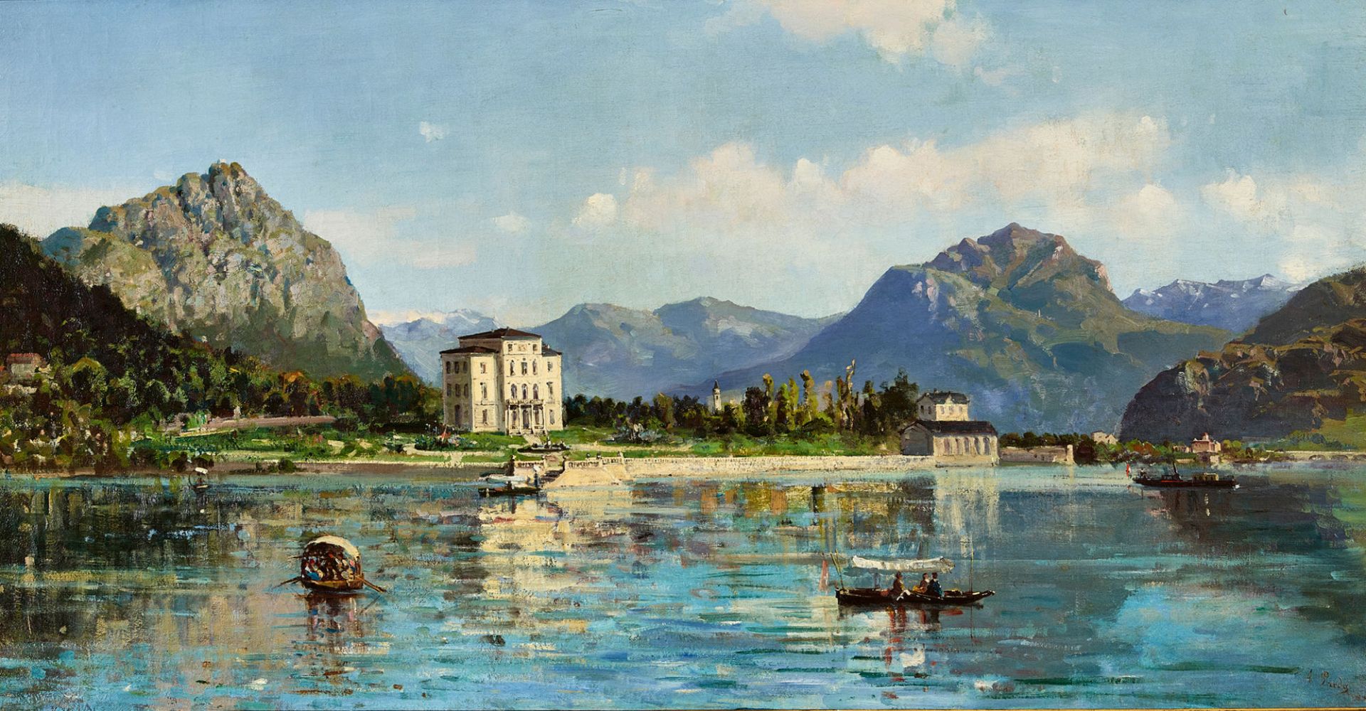 PREDA, AMBROGIO: Melide am Lago di Lugano.