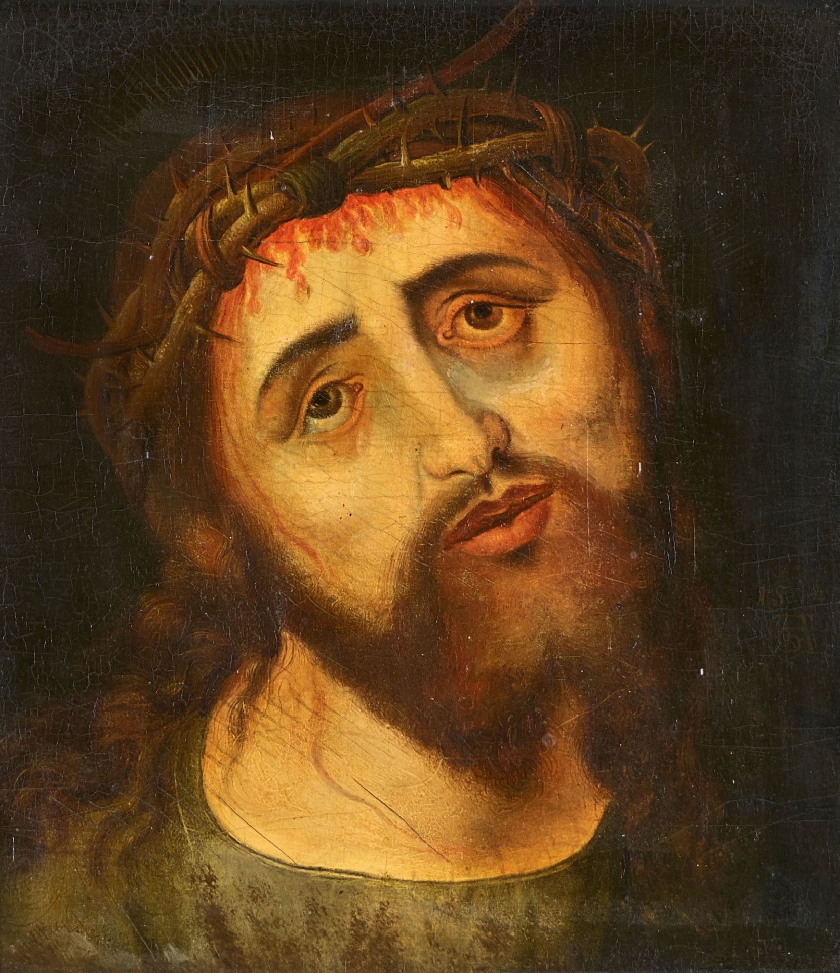 DÜRER, ALBRECHT, Nachfolger - Follower: Ecce Homo (Christus mit der Dornenkrone).