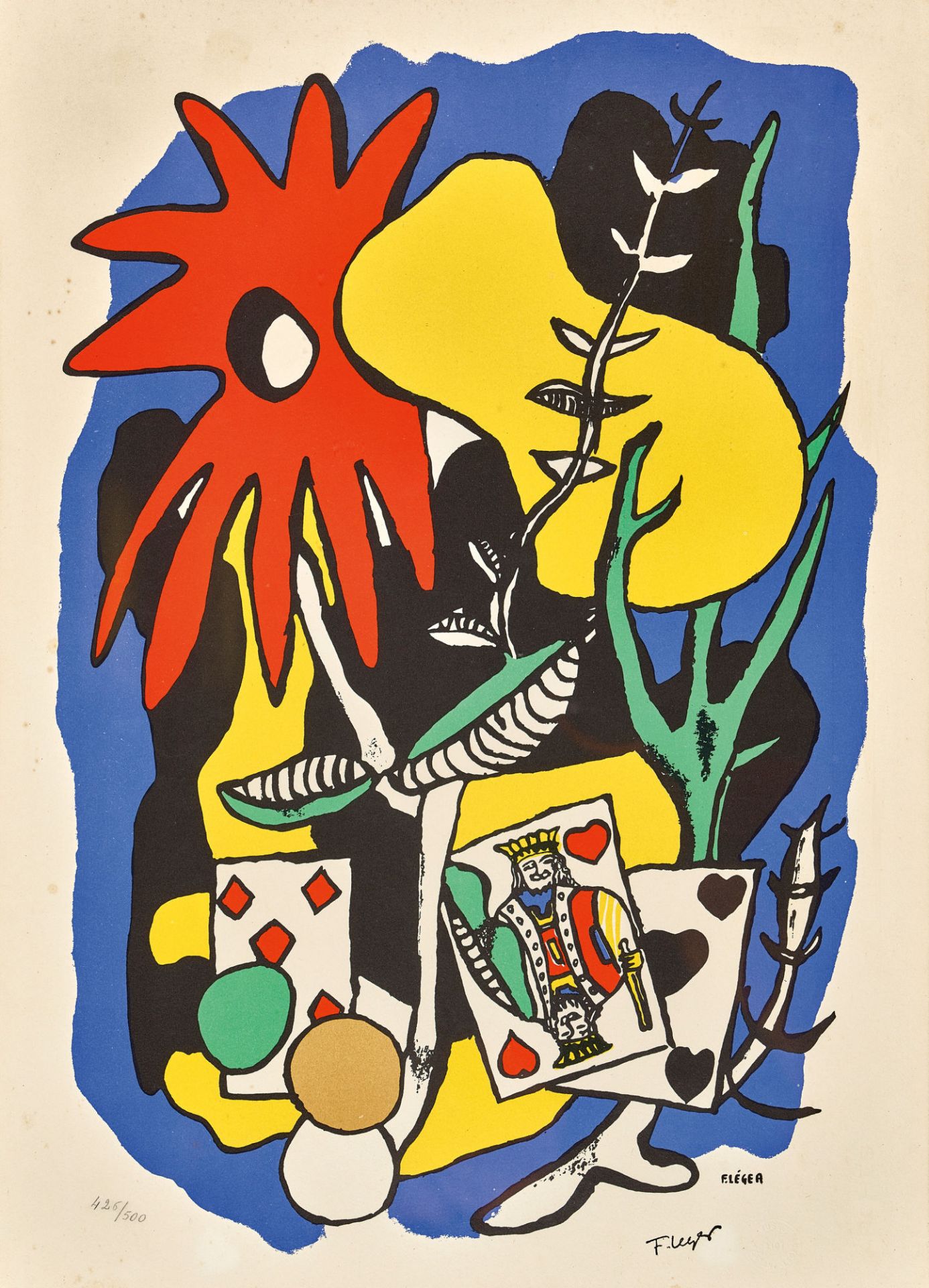 LÉGER, FERNAND: "The King of Hearts".