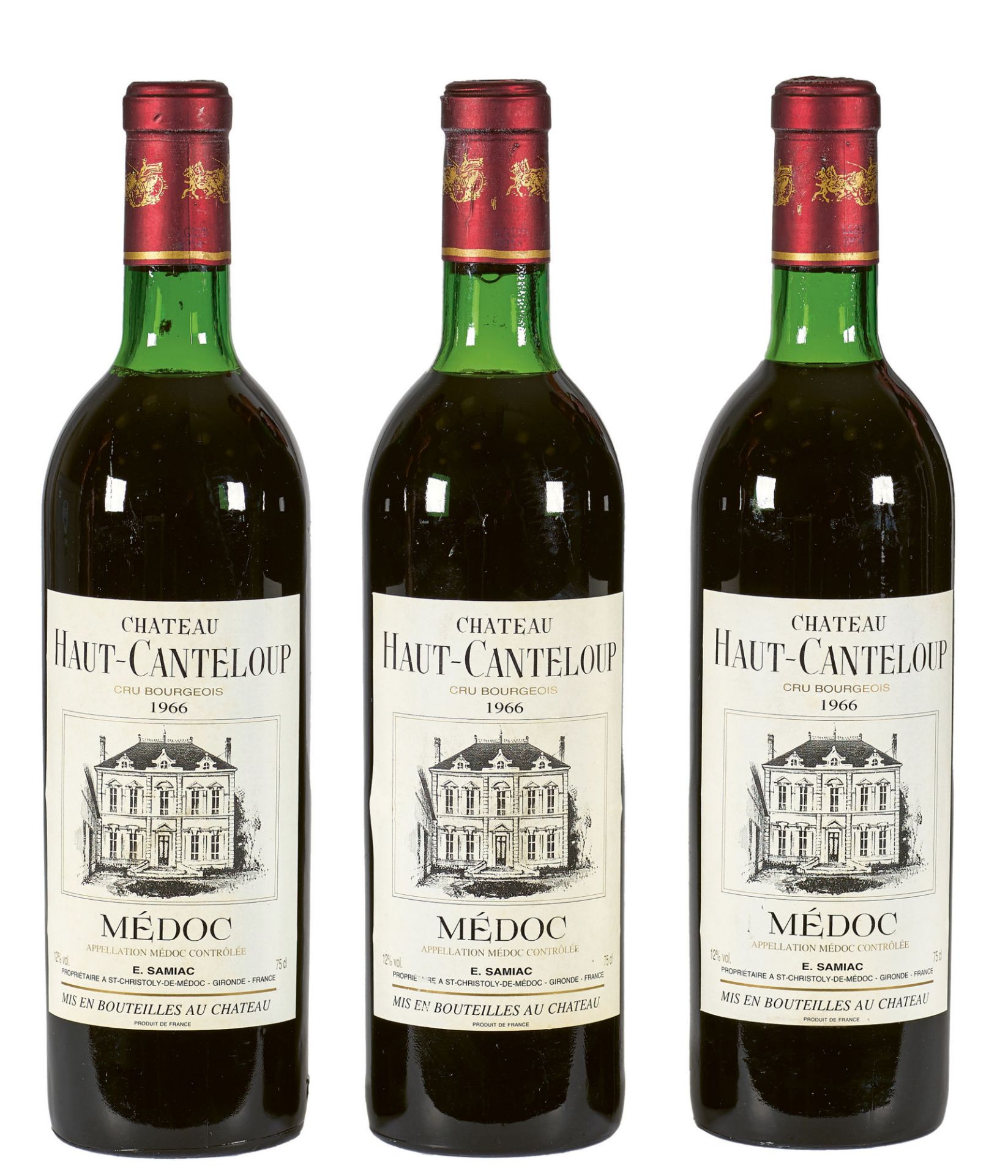 CHÂTEAU HAUT-CANTELOUP: Médoc, Cru Bourgeois, 1966.