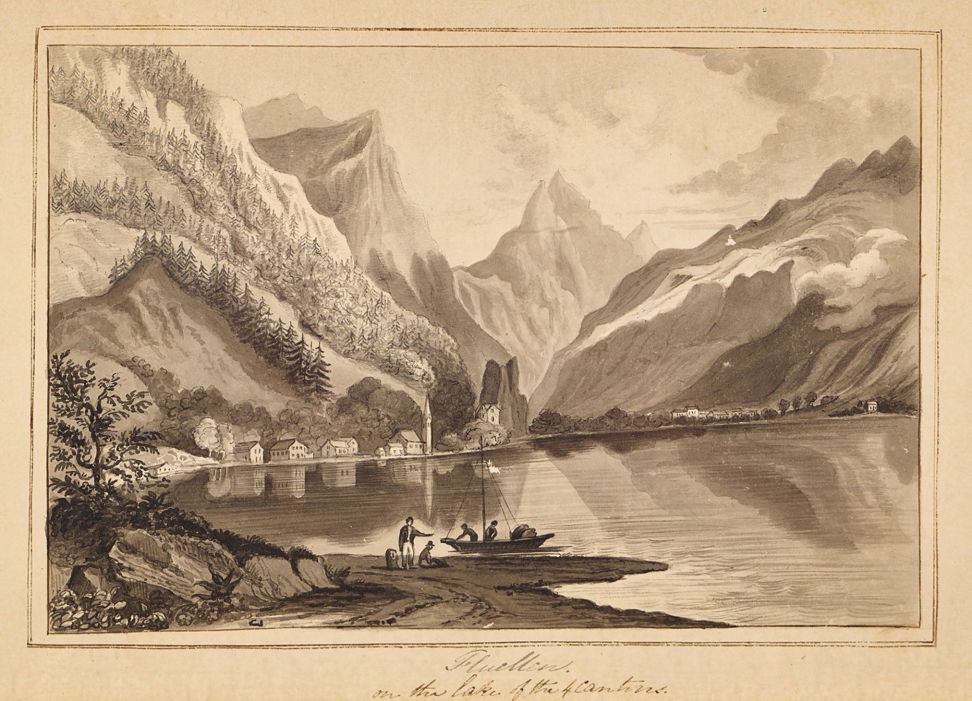 COCKBURN, JAMES PATTISON: "Fluellen on the lake of the 4 Cantons".